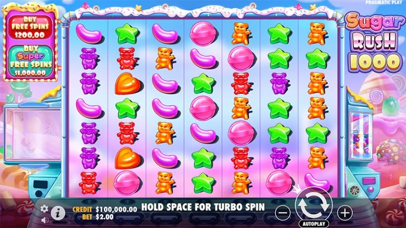 Sugar Rush 1000 Slot Playing